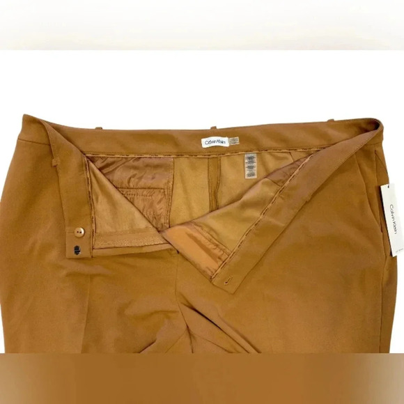 Calvin Klein NWT Trousers Brown High Rise Plus Size 22W - Picture 6 of 9